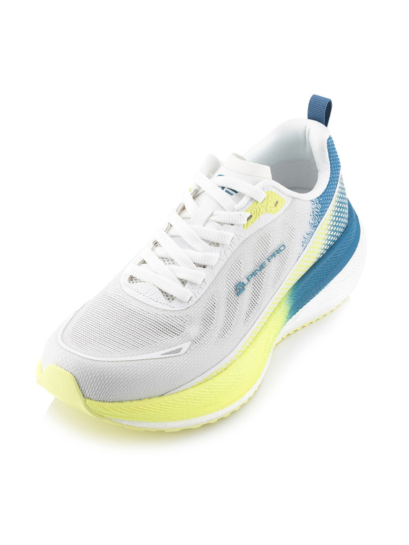 ALPINE PRO Dámska bežecká obuv s podošvou carbon plate ALPINE PRO HARRA white