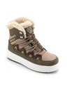 ALPINE PRO Dámska zimná obuv s membránou ptx ALPINE PRO IKEDA chocolate chip