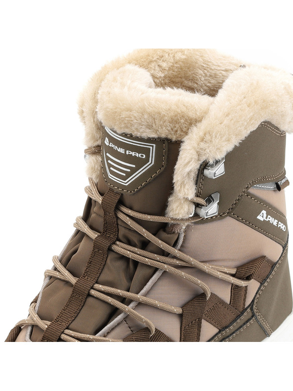 ALPINE PRO Dámska zimná obuv s membránou ptx ALPINE PRO IKEDA chocolate chip