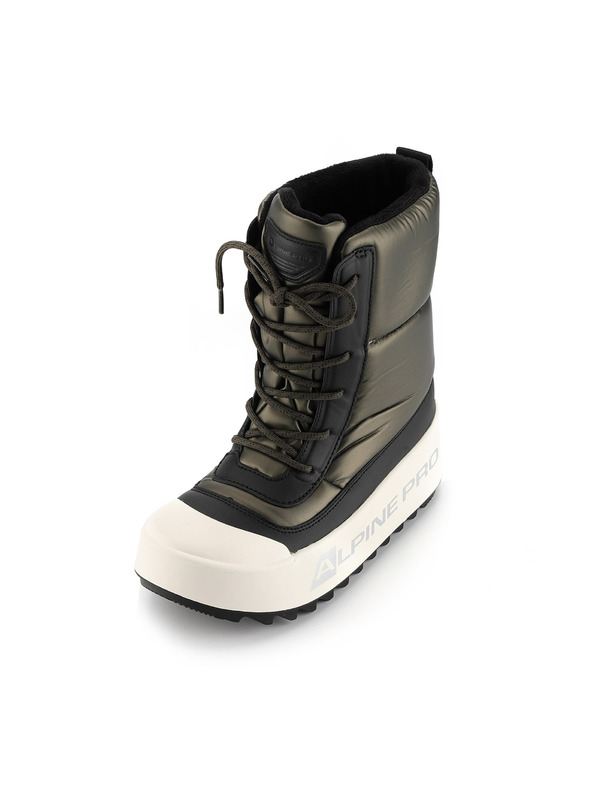 ALPINE PRO Dámska zimná obuv so zateplenou podšívkou ALPINE PRO ODARA ivy green