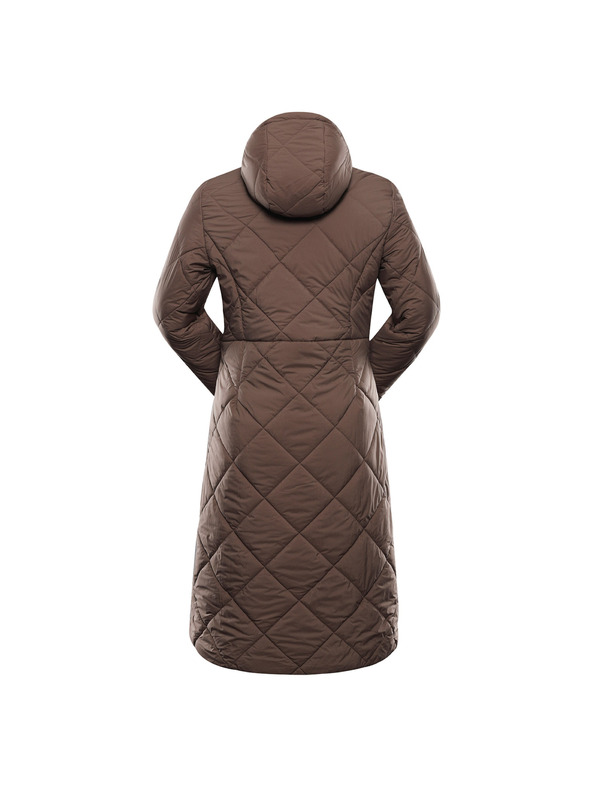 ALPINE PRO Dámsky zimný mestský kabát s vodoodpudivou úpravou ALPINE PRO STAWA rain drum