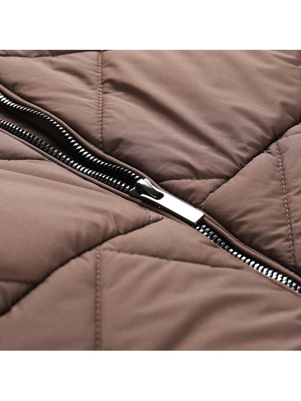 ALPINE PRO Dámsky zimný mestský kabát s vodoodpudivou úpravou ALPINE PRO STAWA rain drum