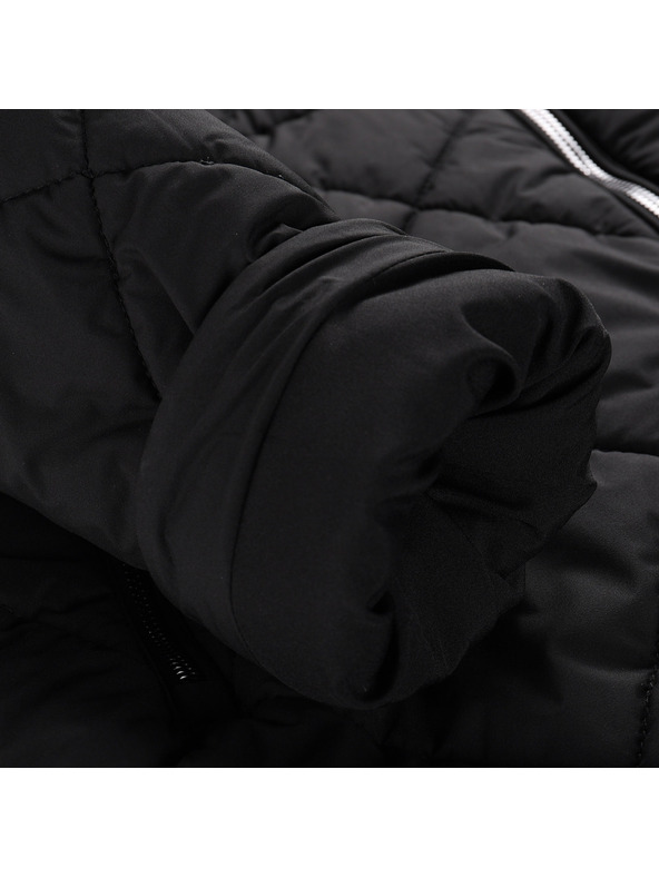 ALPINE PRO Dámsky zimný mestský kabát s vodoodpudivou úpravou ALPINE PRO STAWA black