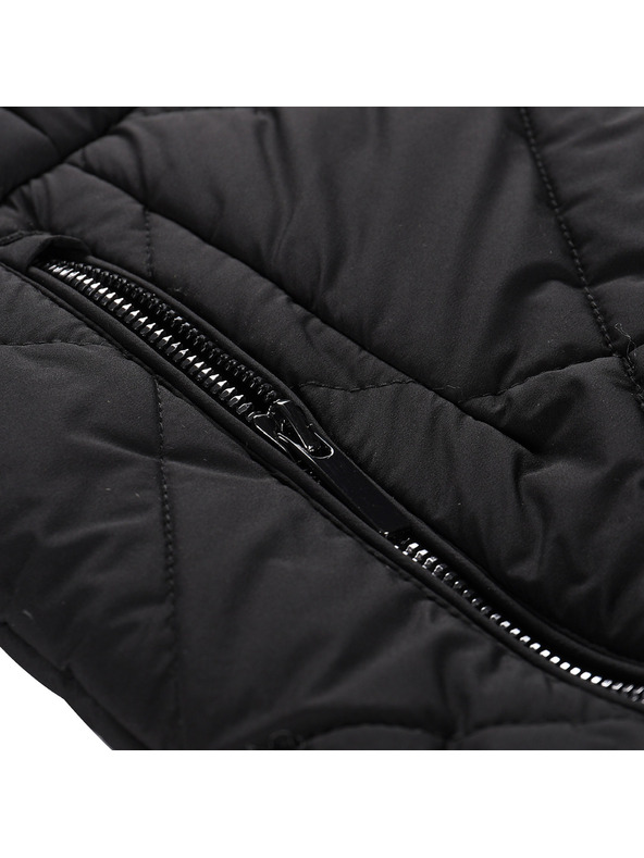 ALPINE PRO Dámsky zimný mestský kabát s vodoodpudivou úpravou ALPINE PRO STAWA black