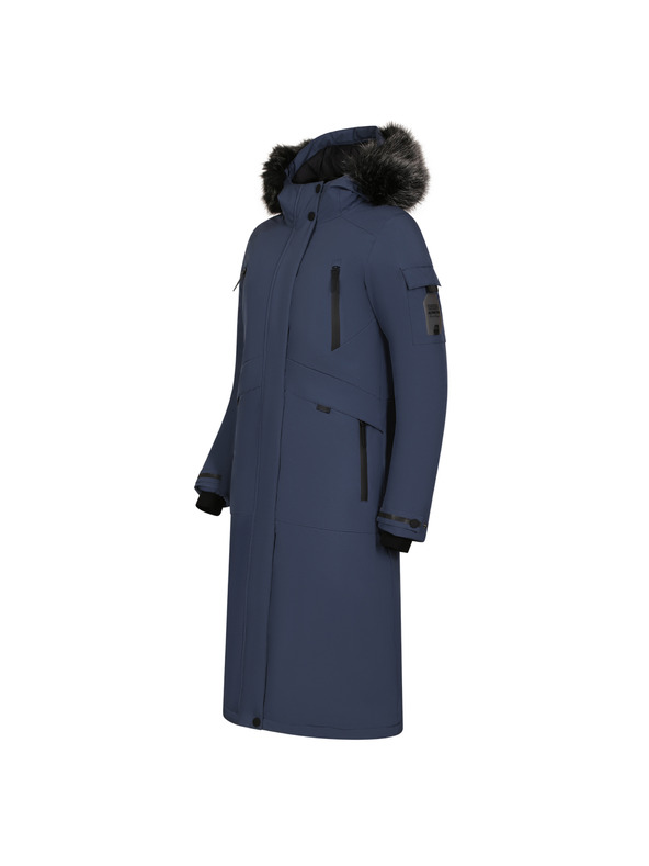 ALPINE PRO Dámsky zimný kabát s membránou ptx ALPINE PRO WUSSA vintage indigo