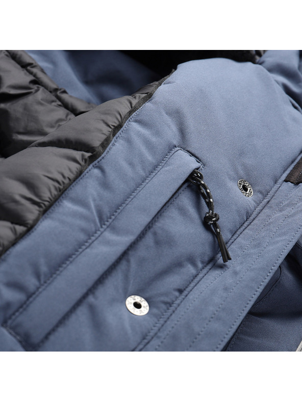 ALPINE PRO Dámsky zimný kabát s membránou ptx ALPINE PRO WUSSA vintage indigo