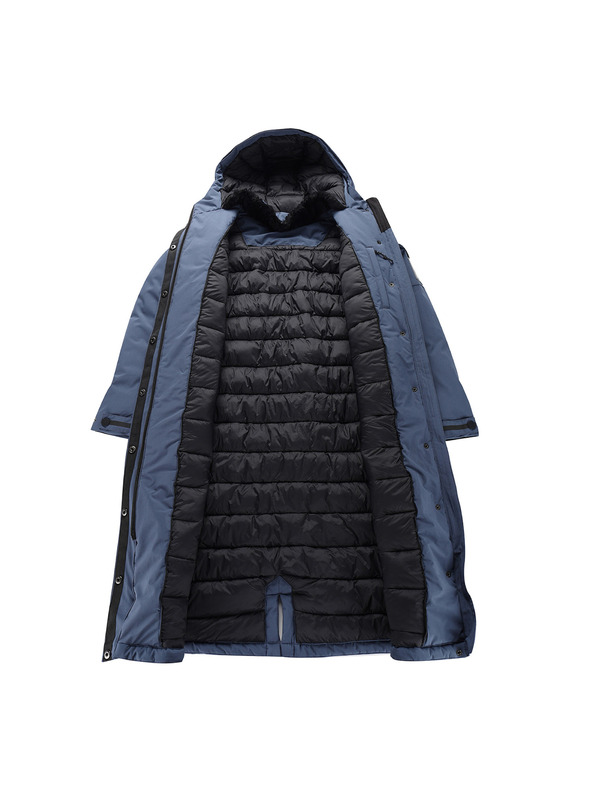 ALPINE PRO Dámsky zimný kabát s membránou ptx ALPINE PRO WUSSA vintage indigo