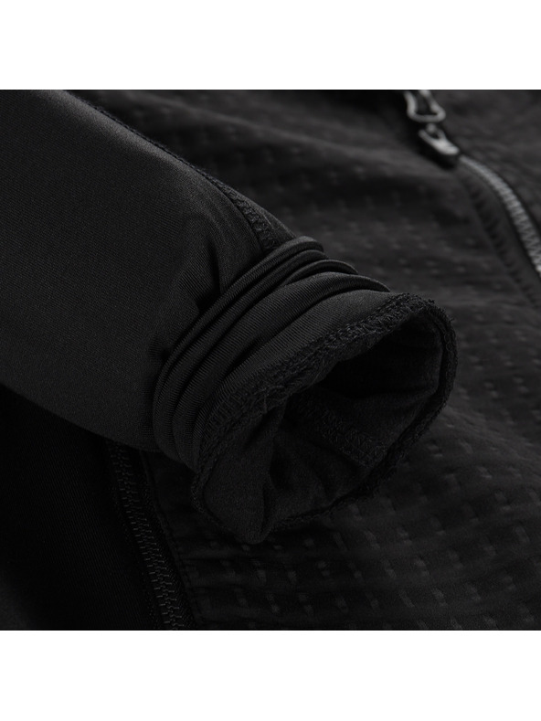 ALPINE PRO Dámska rýchloschnúca mikina s prostretch ALPINE PRO QUERTA 2 black