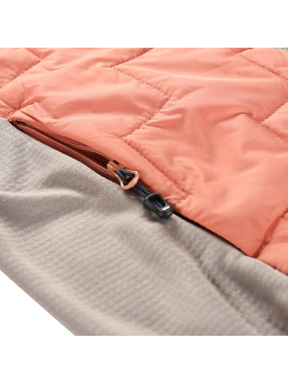 ALPINE PRO Dámska mikina s merino výplňou ALPINE PRO JORWA tawny orange