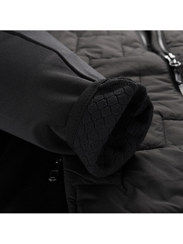 ALPINE PRO Dámska mikina s merino výplňou ALPINE PRO JORWA black