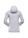 ALPINE PRO Dámsky hrievny sveter na zips ALPINE PRO ZEGA 2 white