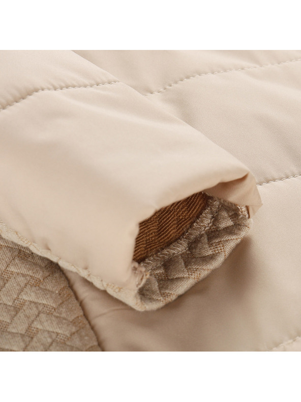 ALPINE PRO Dámske šaty s hrejivou výplňou hi-therm ALPINE PRO OLWA white pepper