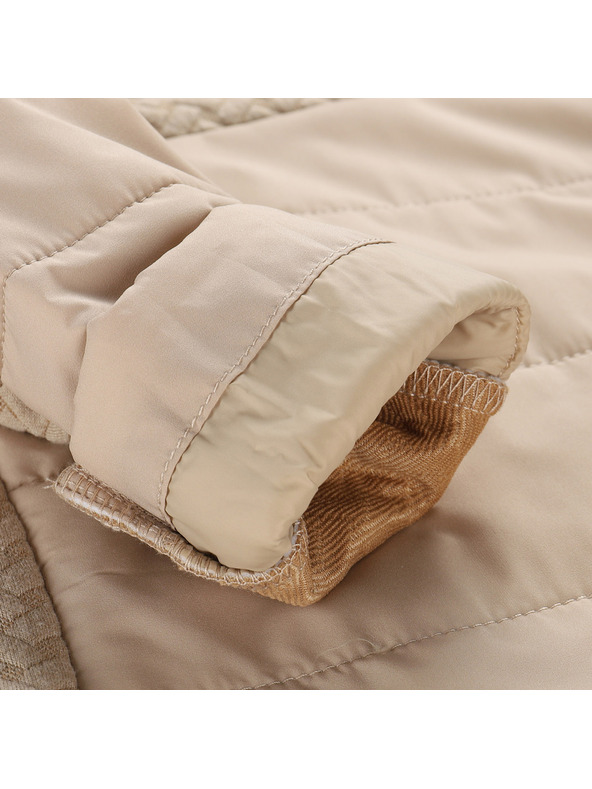 ALPINE PRO Dámske šaty s hrejivou výplňou hi-therm ALPINE PRO OLWA white pepper