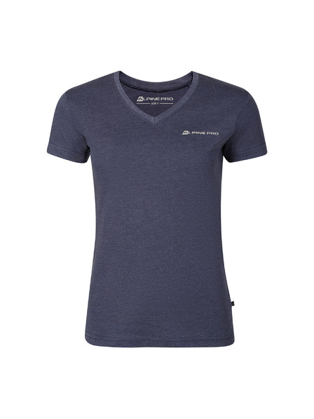 ALPINE PRO Dámske tričko z nemačkavého materiálu ALPINE PRO NOGERA mood indigo