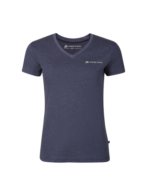 ALPINE PRO Dámske tričko z nemačkavého materiálu ALPINE PRO NOGERA mood indigo