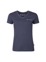 ALPINE PRO Dámske tričko z nemačkavého materiálu ALPINE PRO NOGERA mood indigo