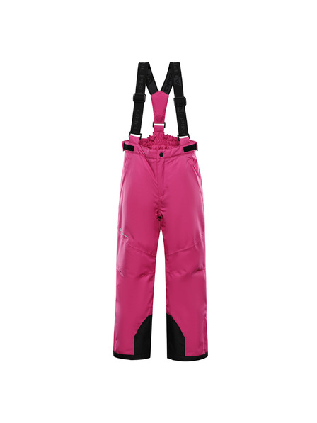 ALPINE PRO Detské lyžiarske nohavice s membránou ptx snow ALPINE PRO EDESO 2 fuchsia fedora