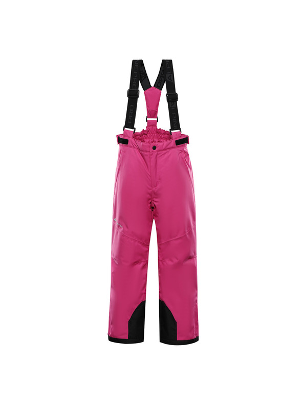 ALPINE PRO Detské lyžiarske nohavice s membránou ptx snow ALPINE PRO EDESO 2 fuchsia fedora