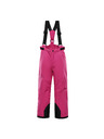 ALPINE PRO Detské lyžiarske nohavice s membránou ptx snow ALPINE PRO EDESO 2 fuchsia fedora