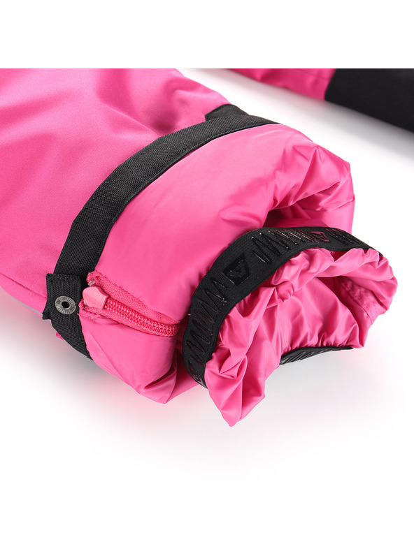 ALPINE PRO Detské lyžiarske nohavice s membránou ptx snow ALPINE PRO EDESO 2 fuchsia fedora