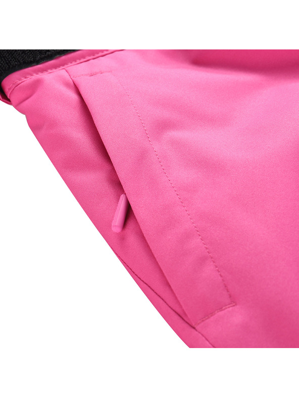 ALPINE PRO Detské lyžiarske nohavice s membránou ptx snow ALPINE PRO EDESO 2 fuchsia fedora