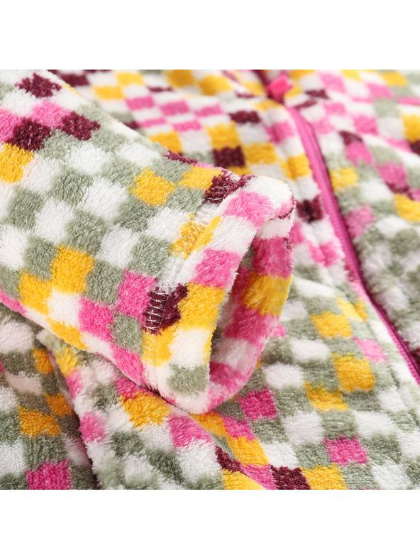 ALPINE PRO Detská fleecová mikina so supratherm ALPINE PRO EFLINO fuchsia fedora varianta pc