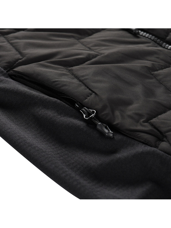 ALPINE PRO Detská mikina s merino výplňou ALPINE PRO JORWO 2 black