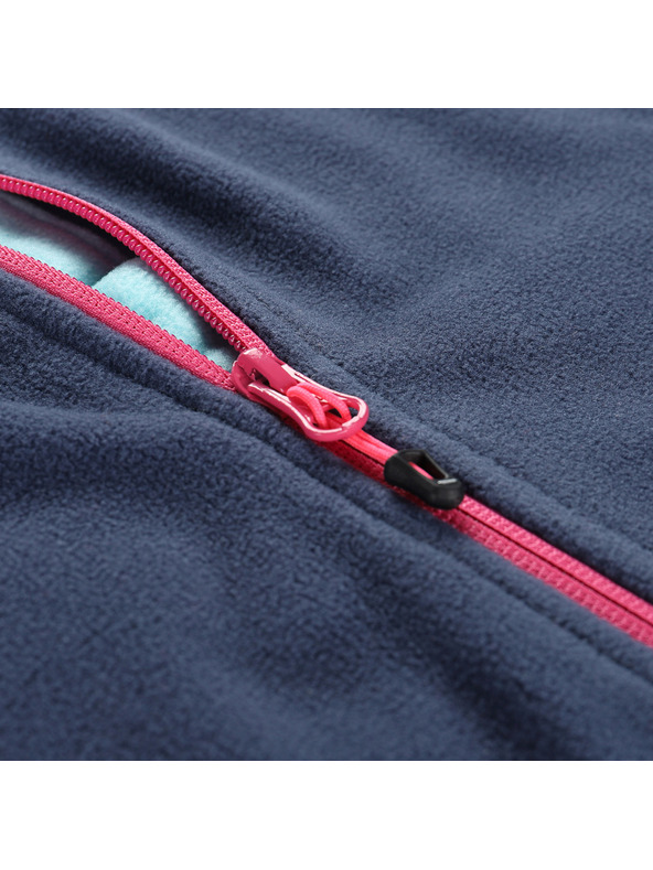 ALPINE PRO Detská hrejivá mikina z mikrofleecu ALPINE PRO SIUSO 3 limpet shell