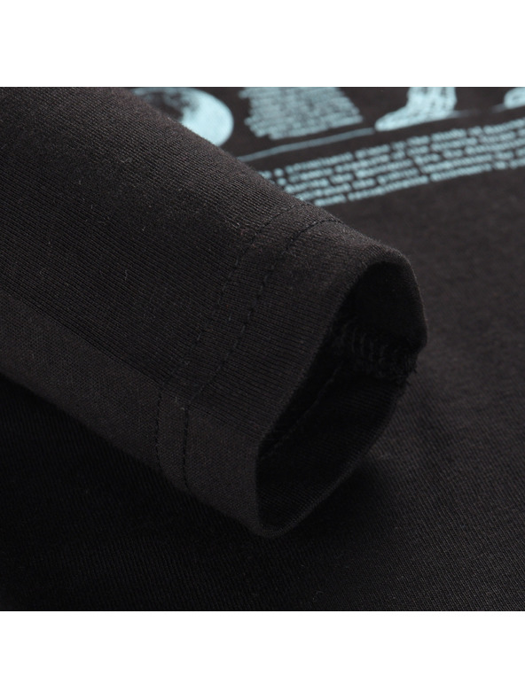 ALPINE PRO Detské tričko z organickej bavlny ALPINE PRO ECCO 2 black varianta pf