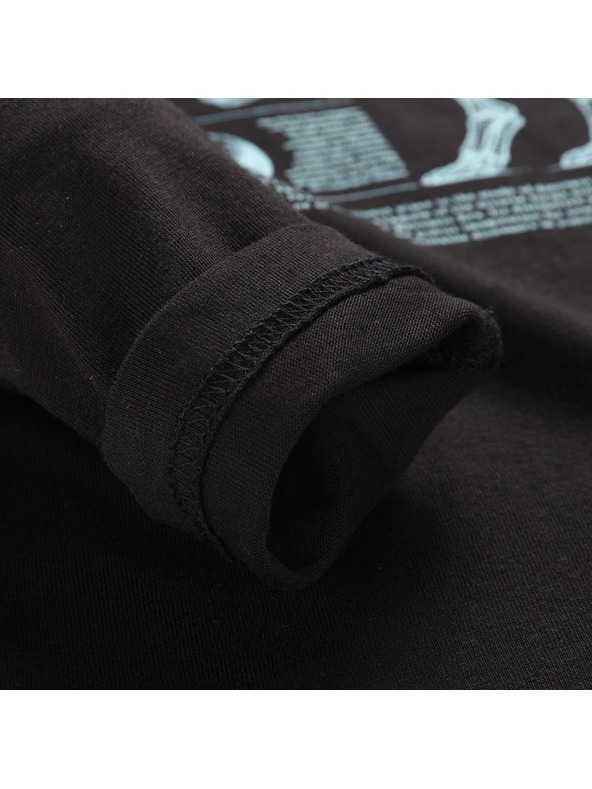 ALPINE PRO Detské tričko z organickej bavlny ALPINE PRO ECCO 2 black varianta pf