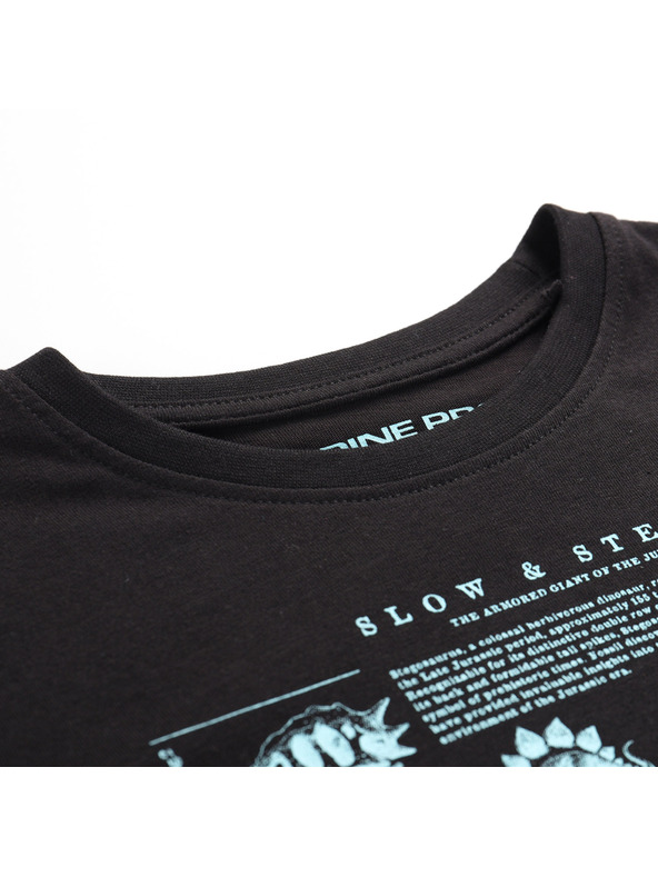 ALPINE PRO Detské tričko z organickej bavlny ALPINE PRO ECCO 2 black varianta pf