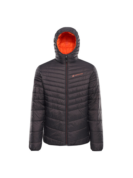 ALPINE PRO Pánska obojstranná bunda hi-therm ALPINE PRO EROM dk.true gray