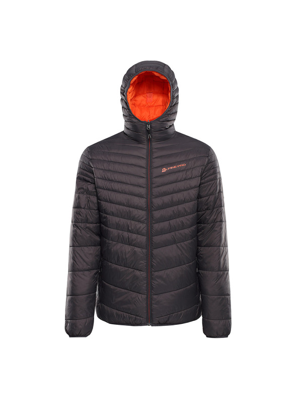 ALPINE PRO Pánska obojstranná bunda hi-therm ALPINE PRO EROM dk.true gray