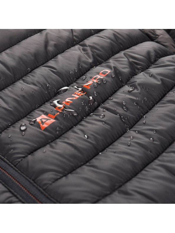 ALPINE PRO Pánska obojstranná bunda hi-therm ALPINE PRO EROM dk.true gray