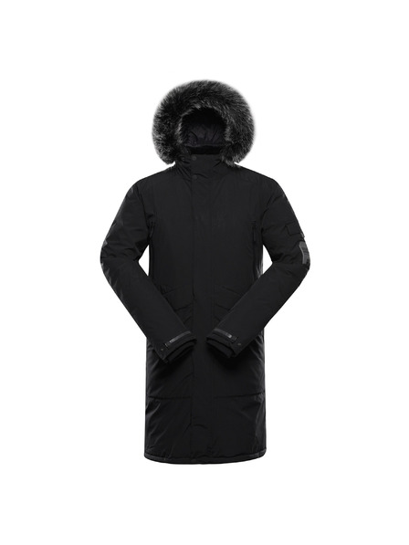 ALPINE PRO Pánsky zimný kabát s membránou ptx ALPINE PRO WUSS black