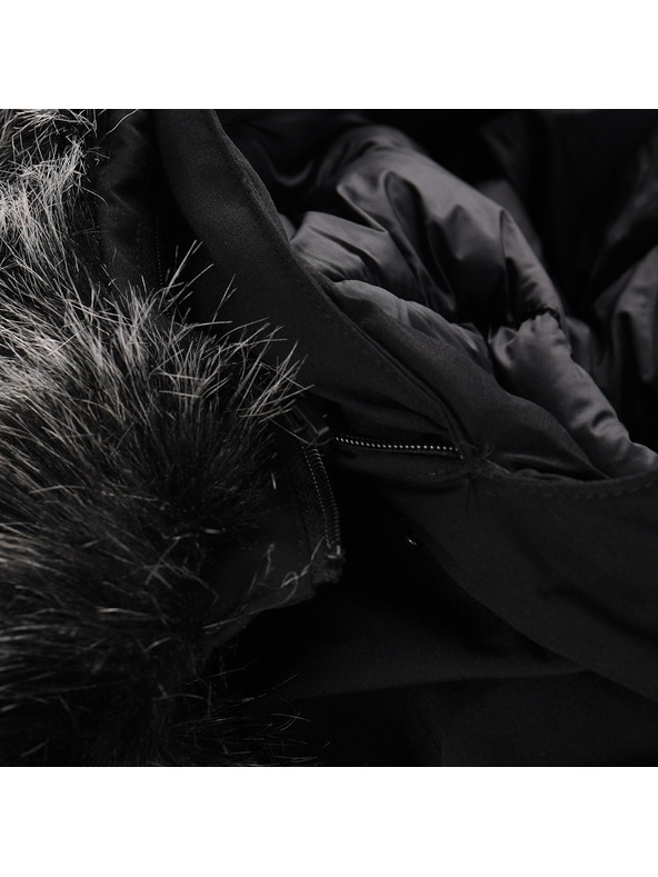 ALPINE PRO Pánsky zimný kabát s membránou ptx ALPINE PRO WUSS black