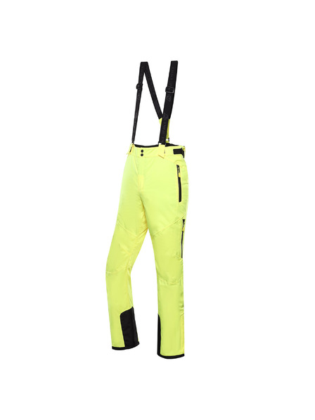 ALPINE PRO Pánske lyžiarske nohavice s membránou ptx ALPINE PRO LERMON nano yellow