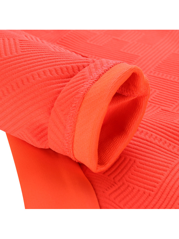 ALPINE PRO Pánska hrejivá mikina ALPINE PRO DOZER 2 neon red