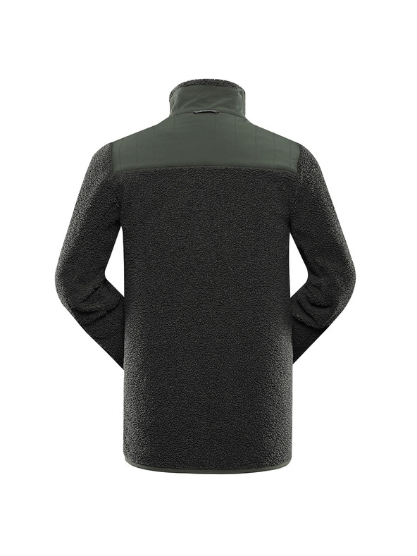 ALPINE PRO Pánska sherpa mikina so supratherm ALPINE PRO FERAD 2 petrol