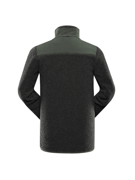 ALPINE PRO Pánska sherpa mikina so supratherm ALPINE PRO FERAD 2 petrol