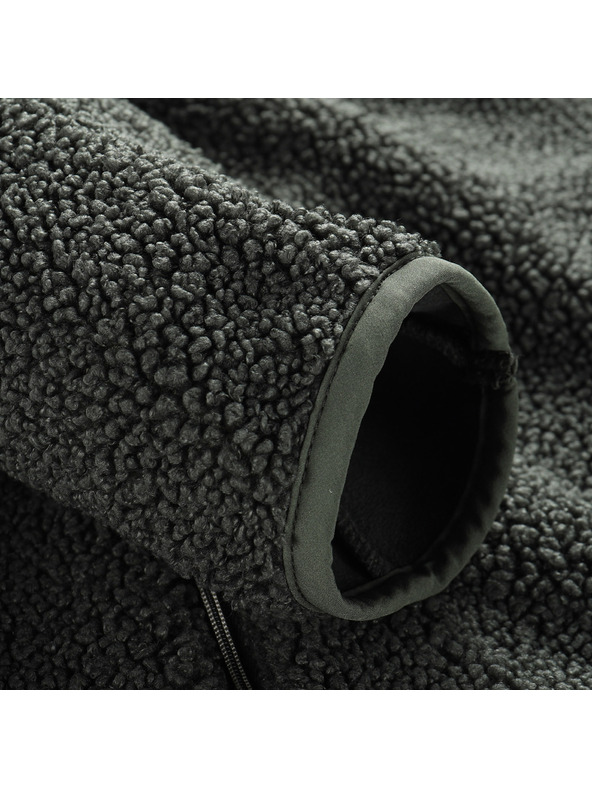 ALPINE PRO Pánska sherpa mikina so supratherm ALPINE PRO FERAD 2 petrol