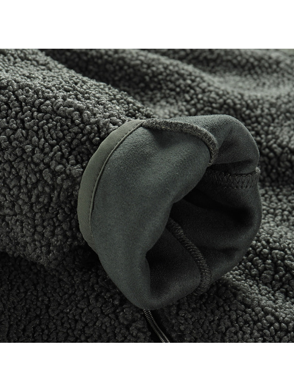 ALPINE PRO Pánska sherpa mikina so supratherm ALPINE PRO FERAD 2 petrol