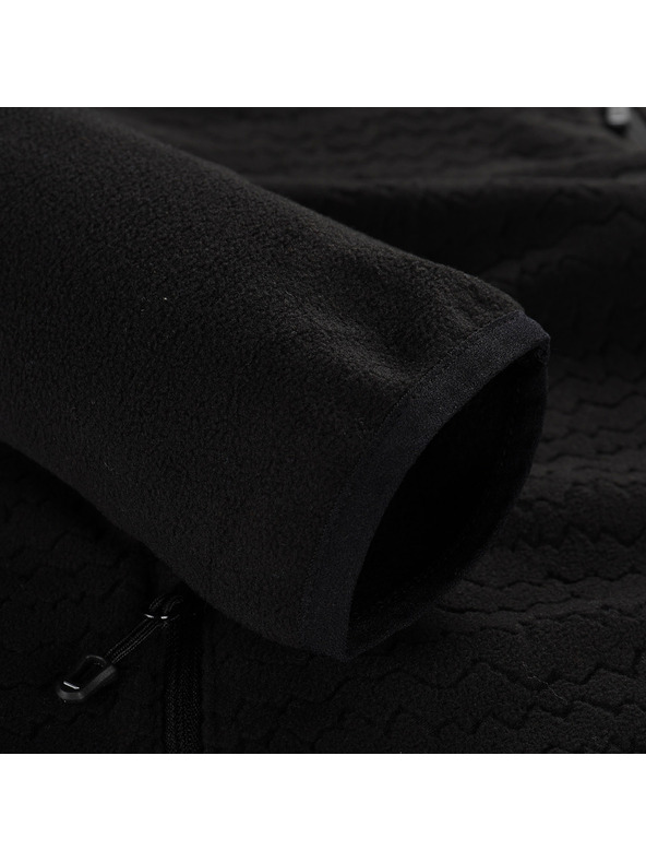 ALPINE PRO Pánska flísová mikina ALPINE PRO SIUS 3 black