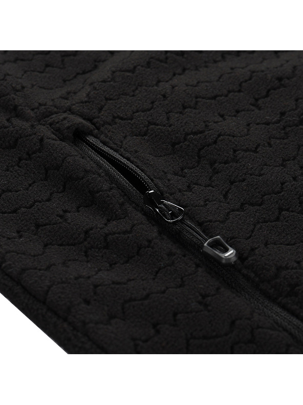 ALPINE PRO Pánska flísová mikina ALPINE PRO SIUS 3 black