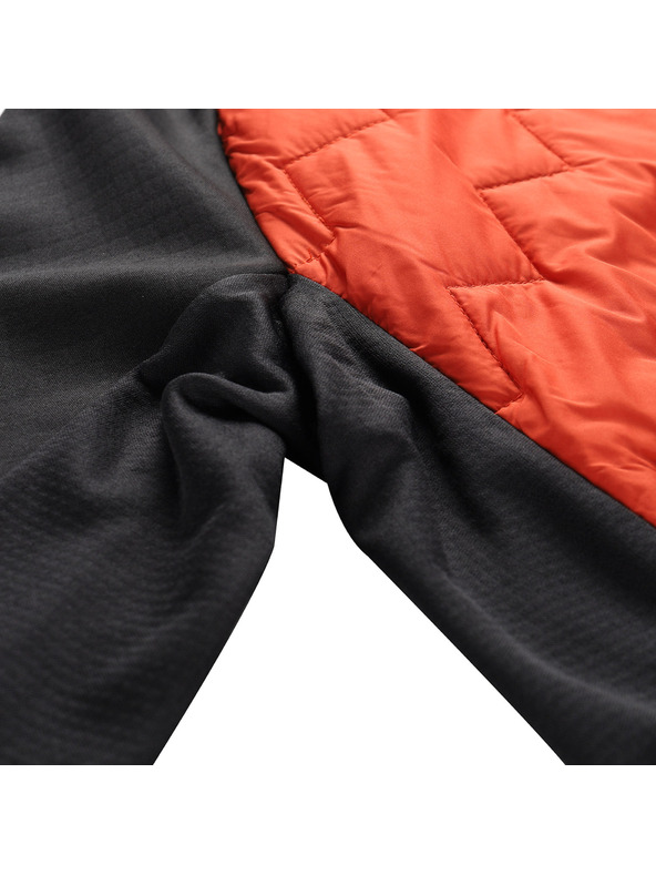 ALPINE PRO Pánska mikina s merino výplňou ALPINE PRO JORW red clay