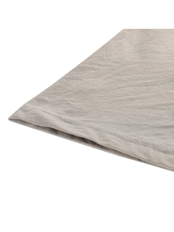 ALPINE PRO Pánske tričko z nemačkavého materiálu ALPINE PRO NOGER dove varianta pa