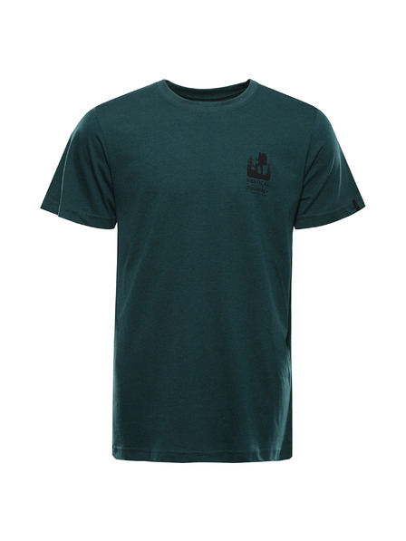 ALPINE PRO Pánske tričko z nemačkavého materiálu ALPINE PRO NOGER jasper varianta pb