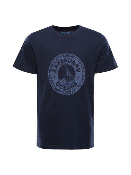 ALPINE PRO Pánske bavlnené tričko ALPINE PRO DOMEN moonlit ocean varianta pa