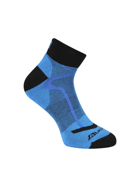 ALPINE PRO Športové členkové ponožky ALPINE PRO GANGE dazzling blue