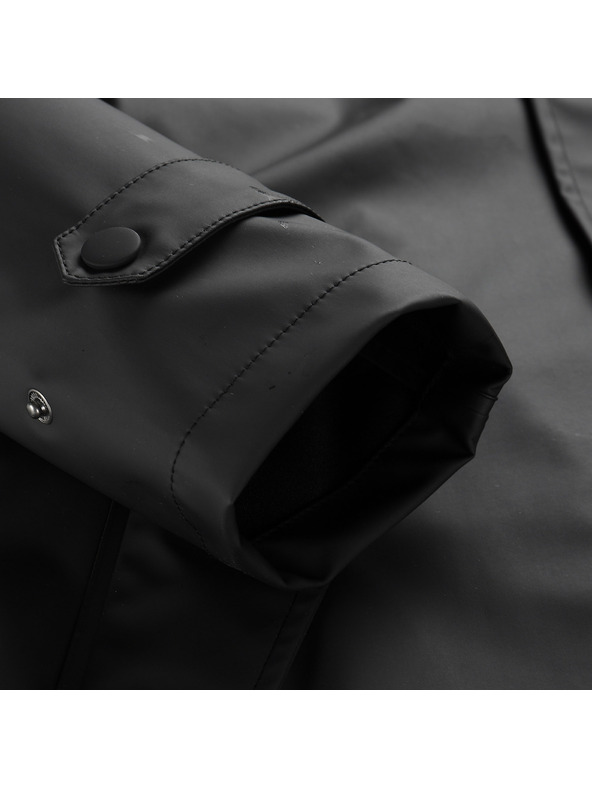 ALPINE PRO Kabát do dažďa a na bicykel pre mužov a ženy s wr ALPINE PRO REINE dk.true gray